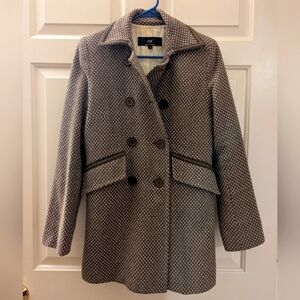 Cue Australia Brown Pink Coat Women's